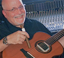 George in the studio